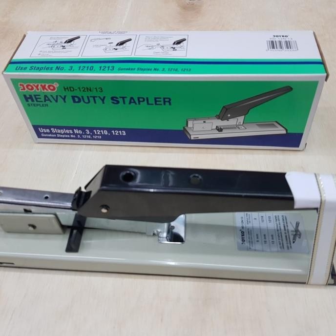 

STAPLER JILID STAPLES HEAVY DUTY JOYKO HD 12N/13 ORIGINAL DAN TERPERCAYA