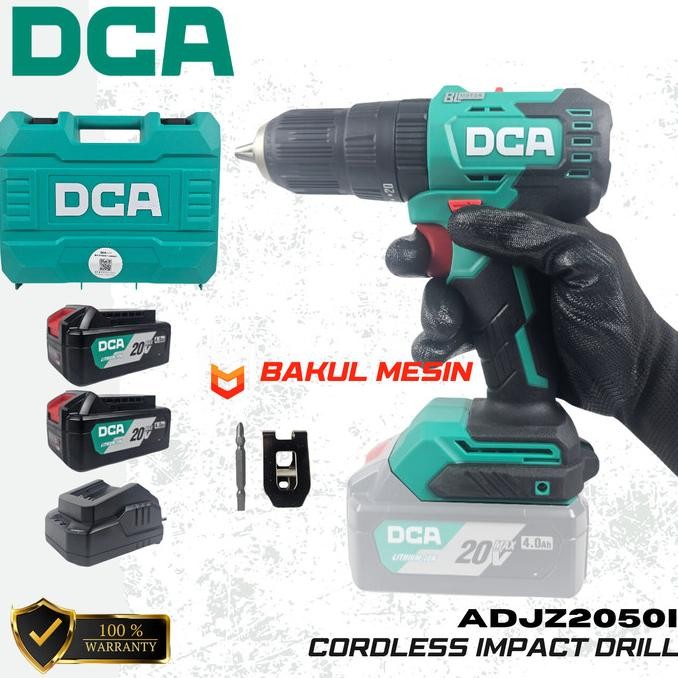 Grosir Dca Adjz2050Iem Bor Baterai Brushless Cordless Impact Drill 20V Dca Adjz2050