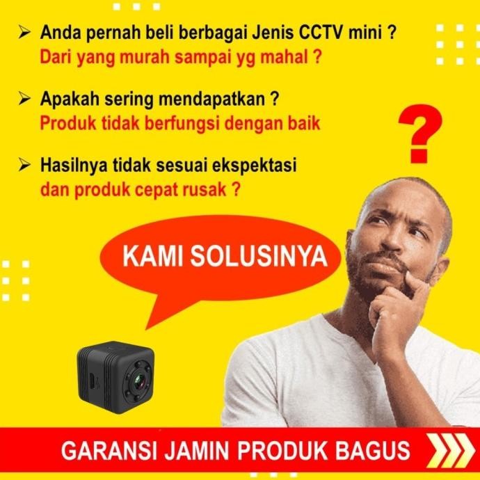 KAMERA PENGINTAI MINI TERSEMBUNYI WIFI TANPA KABEL SPY IP CAMERA SQ29