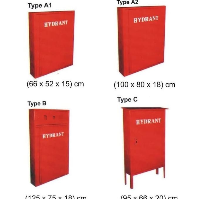 Terjangkau Fire Hydrant Box Outdoor Type C / Box Hidrant Damkar Tipe C Tanpa Kaca