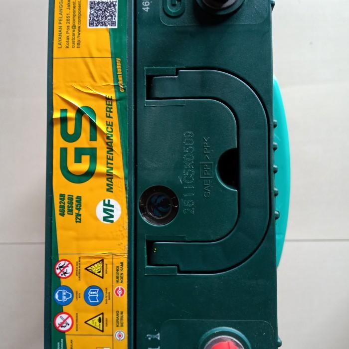 Aki Mobil/ Genset/ Gs Astra Mf Ns60/ Gs Mf Ns 60/ Kering/ 12V 45 Ah Original Dan Terpercaya