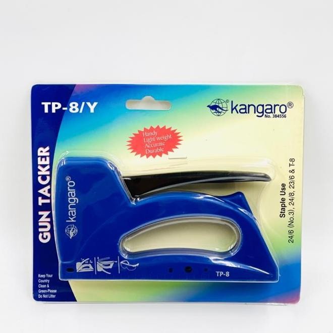 

GUNTACKER KANGARO TP-8 GUN TACKER STAPLER TEMBAK KANGARO TP-8/Y TP 8 ORIGINAL DAN TERPERCAYA