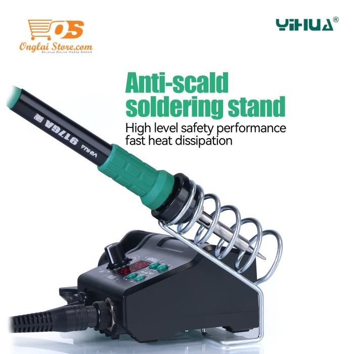 Blower Uap Hp Yihua 882D Hot Air Gun 2 In 1 Solder Station Digital Ori Original Dan Terpercaya