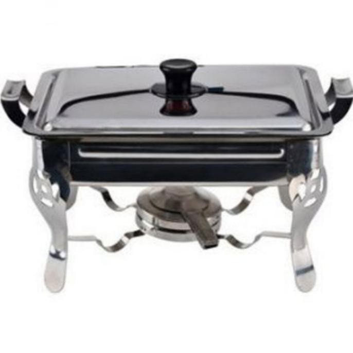 PROMO Texania Pan With Stove / Wadah Prasmanan Alat Saji Stainless Steel
