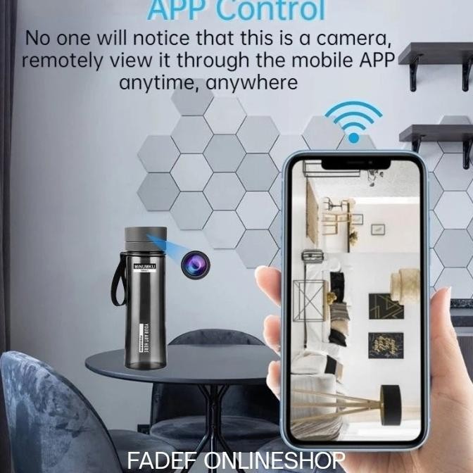 KAMERA MINI TERSEMBUNYI TANPA KABEL TERHUBUNG HP CAMERA CCTV KECIL MINI PENGINTAI JARAK JAUH SPY CAM