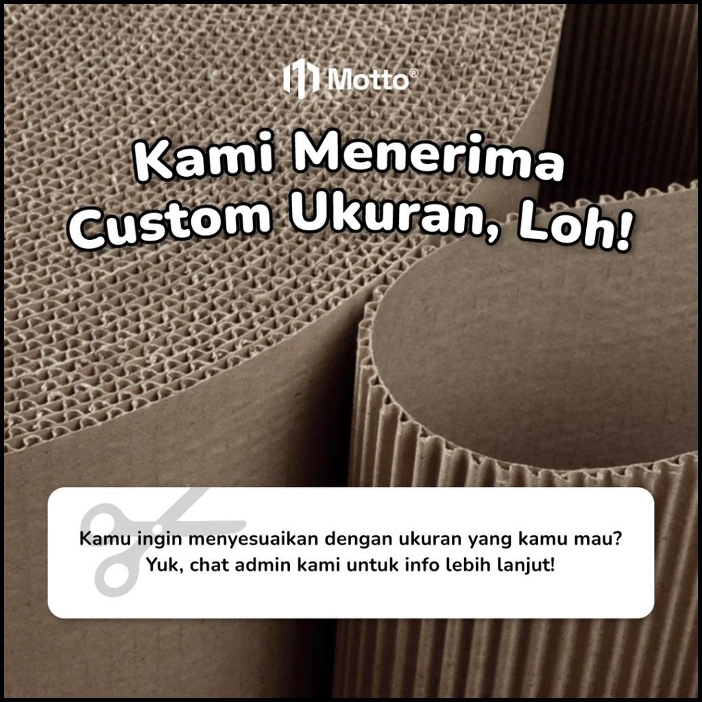 

Ready Single Face / Corrugated Roll Ukuran 160 Cm X 40 M - Karton Lembar Untuk Packing - Motto Single Face {Terlaris|Best Seller}