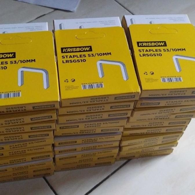 

Krisbow Isi Ulang Staples 53/10 Mm 1000pcs murah