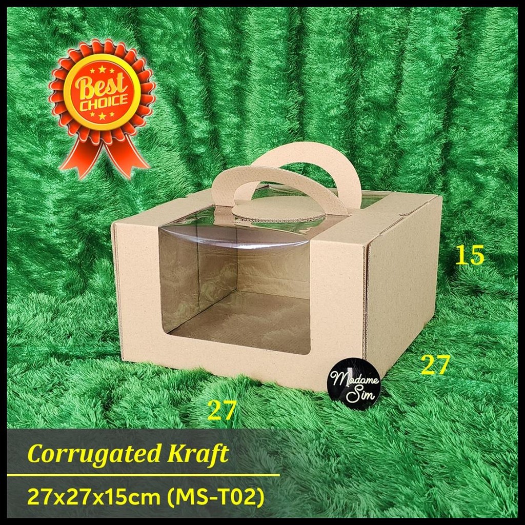 

Ready Gable Box - Dus Bolu - Kotak Kue Ultah 27X27X15 - Ms-T02 (Isi : 10 Pcs) {Terlaris|Best Seller}