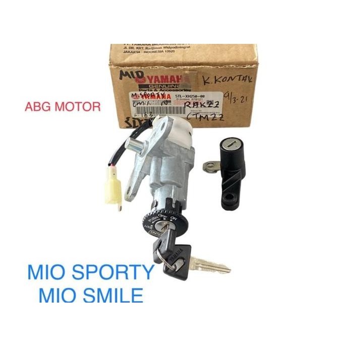 HARGA DISC - KUNCI KONTAK KOMPLIT MIO SPORTY SMILE ORIGINAL