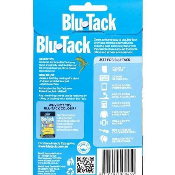 

Lem Serbaguna Blu Tack Bostik Australia - Original 45 gr murah