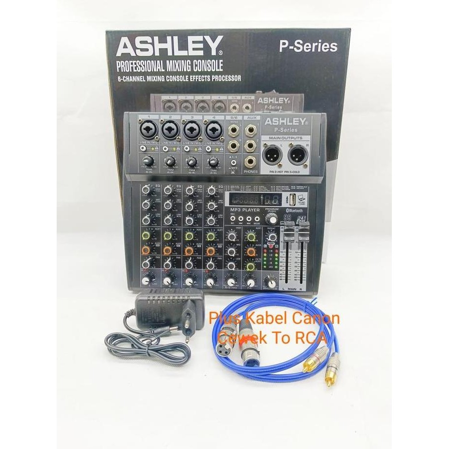 Mixer Audio Ashley P-Series 6Chanel 99 Dsp Original Ashley Bisa Di Jadikan Soundcard Co