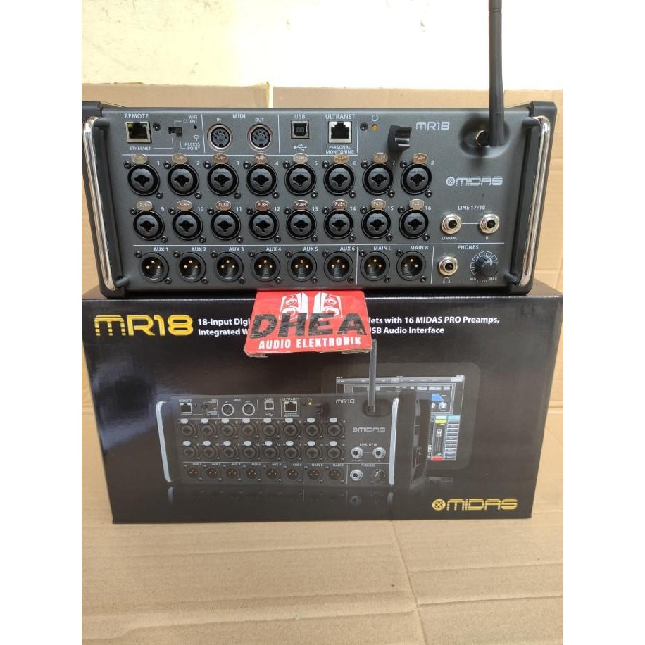 Mixer Digital Midas Mr18 18 Input Digital Mixer Midas Mr18 Mr 18 Mr18 Mr18 Midas Mr 18 Midasmr18 Mid