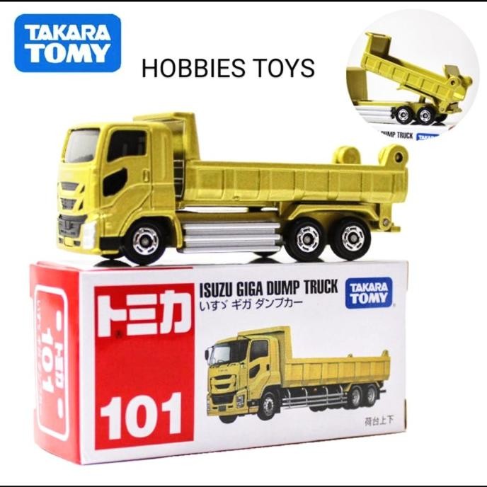 Grosir Tomica Takara Tomy No. 101 Isuzu Giga Dump Truck Segel Ori