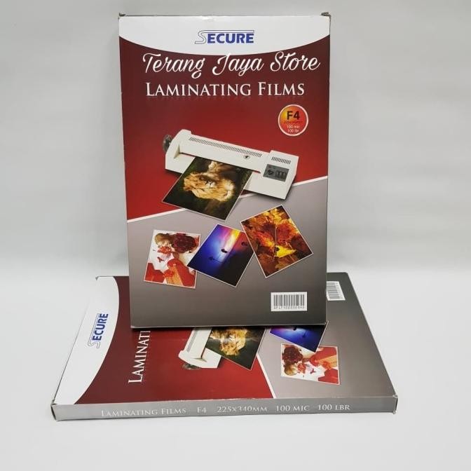 

Laminating Film Secure F4 100Micron Plastik Laminating Secure F4