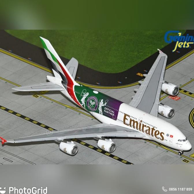 Sale Emirates A380 Wimbledon A6-Eoe Gemini Jets 1:400