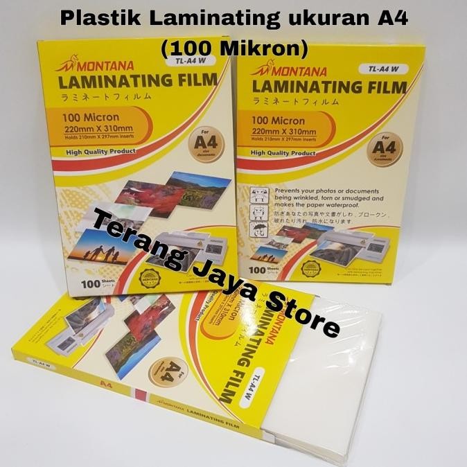 

Plastik Laminating A4 Laminating Film A4 Laminator Pouch A4