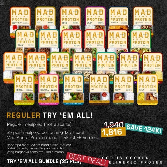 

TRY 'EM ALL - Frozen Mealprep Bundle Pack LEBIH HEMAT