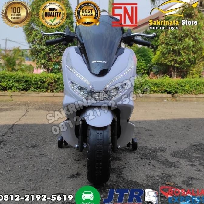 Murah Pcx White Mainan Motor Aki Anak Murah - Instant