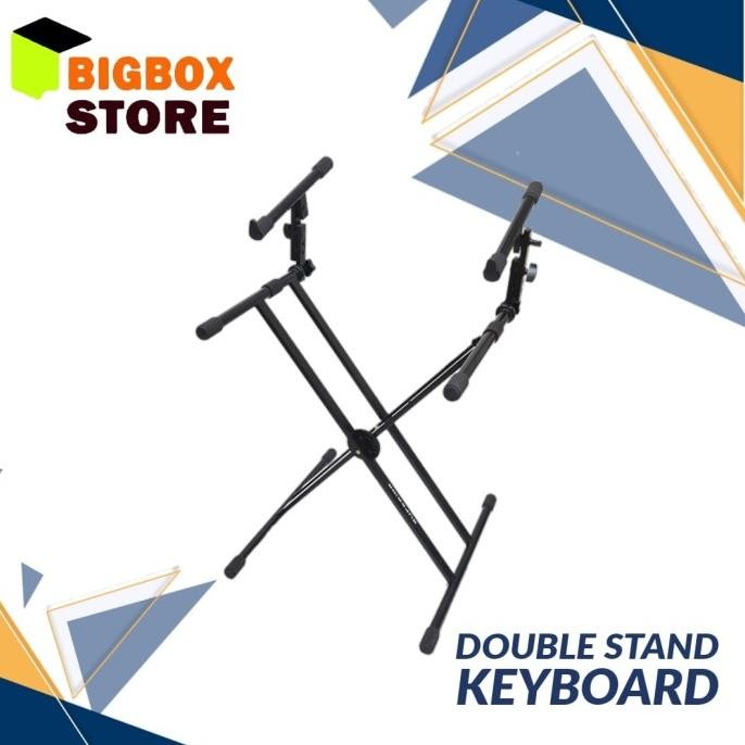 Stand Keyboard Double Susun Superior Ms036 / Ms 036 / Ms-036 Co