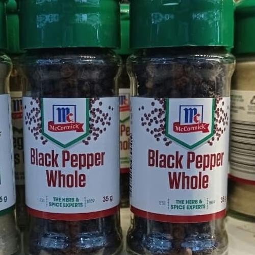

] mc cormick black pepper whole 25gr