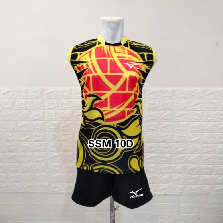 Jersey Voli Mizuno Singlet Kostim Voli Kengsi Mizuno Paket Celana Voli Mizuno Murah