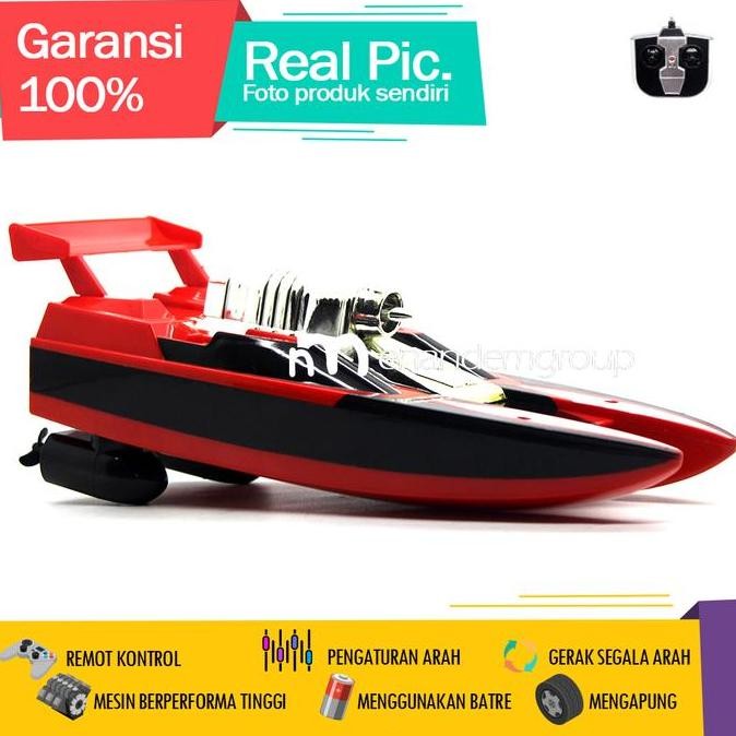 Murah Mainan Remot Kontrol Rc Perahu Kapal Super Motor Speed Boat High Speed King Control Remote Toy