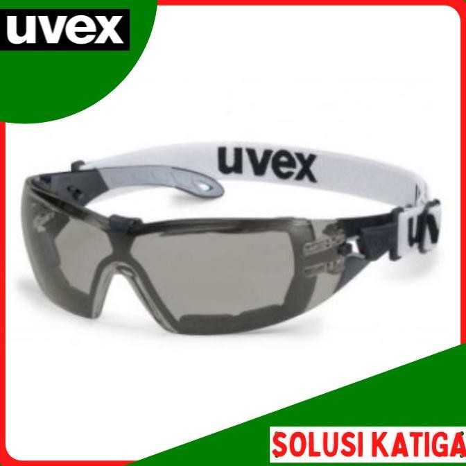 Kacamata Safety Uvex Pheos Guard Goggles Grey - 100% Original