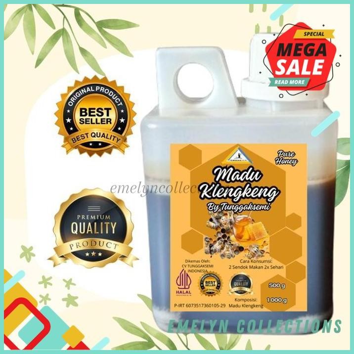 

TUNGGAKSEMI MADU MURNI ASLI NEKTAR KLENGKENG 500GR PREMIUM !!