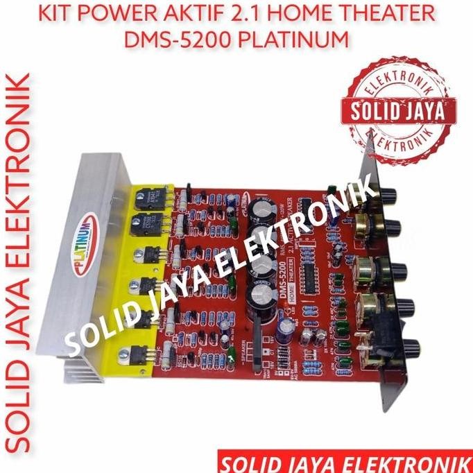 Sale Kit Power Speaker Aktif 2.1 Dms5200 Tr Final Asli Kit Home Theater Transistor Final Asli Dms 52