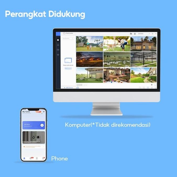 Promo Franwell Cctv P3-Putih Outdoor Tahan Air 1080P Penglihatan Malam Cctv Nirkabel Camera Ip Wifi 