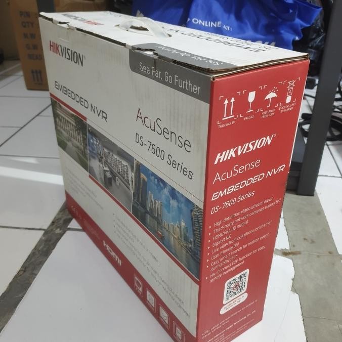 Murah Hikvision Embedded Nvr Acusense Ds-7600 Series Poe 4K 12Mp 8Ch H.265+ Ds-7616Nxi-K2