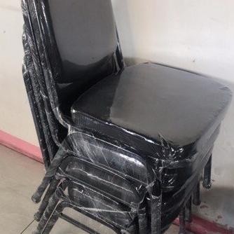 Kursi Susun Coating Hitam