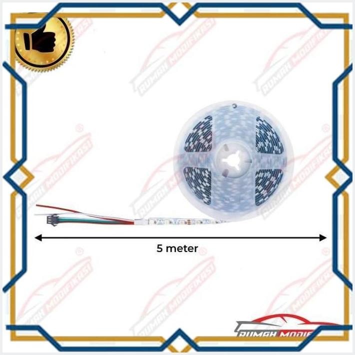 led strip - rgb - 5 meter - 6mm - 60 led - ws2812 5v