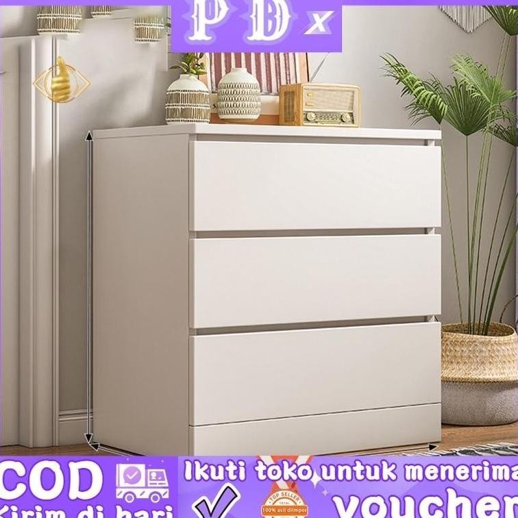 Lemari laci /Lemari laci kayu/Rak laci/Lemari kecil/Lemari pakaian/Lemari nakas/Loker/4-Tier Laci Ka