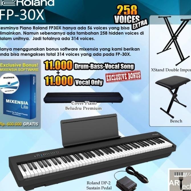 Digital Piano Roland Fp 30X / Fp30X / Fp30 X / Fp 30 X Resmi Co