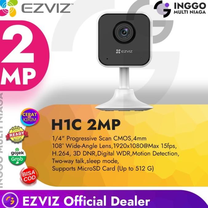 Sale Ezviz H1C Smart Home Wifi Ip Camera Indoor Cctv Type C Wireless Portable Ipcam
