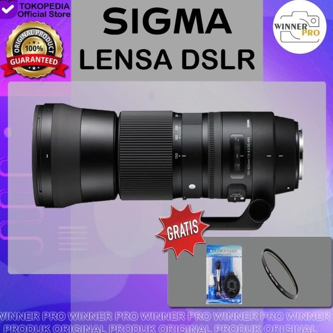 Promo Lensa Sigma 150-600Mm F5-6.3 Dg Os Hsm Contemporary Lens Canon