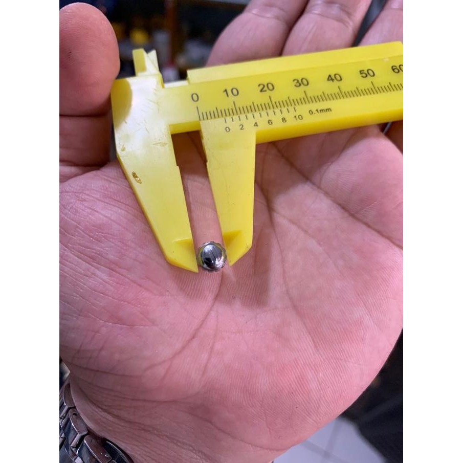 KNOP CROWN STEM AS JAM TANGAN LOGO T4G HEUER SIZE 6 HITAM SILVER COMBI murah