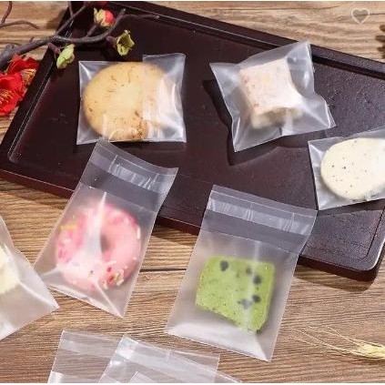 

Plastik OPP Cookies Kue Kering Snack - 14 x 14 cm DOFF LEM PEREKAT murah