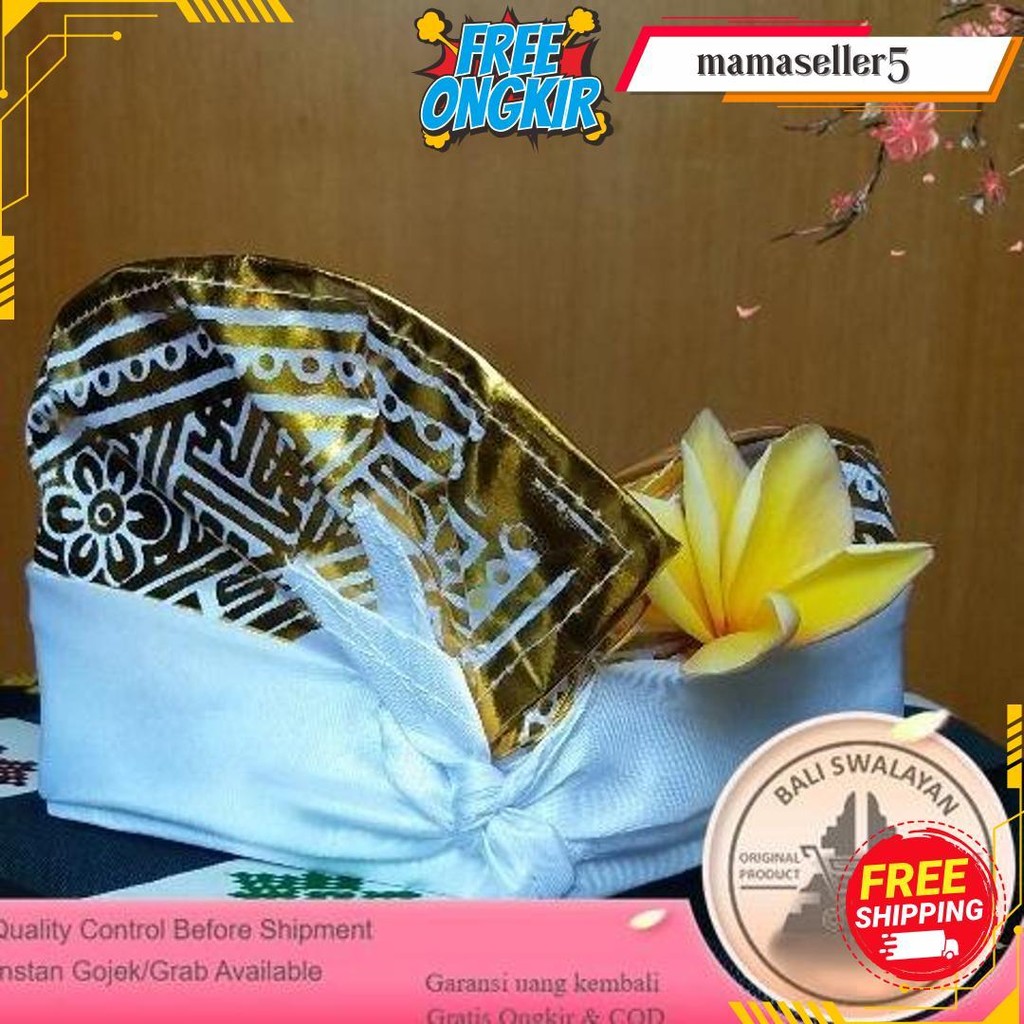 Udeng Bali Murah | Udeng Pria | Udeng Asli Bali | Ikat Kepala | Khas Bali Cod