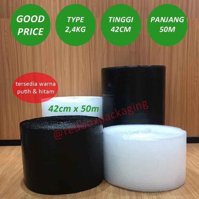 

BUBBLE WRAP ROLL 42cm x 50m KUALITAS BAIK murah