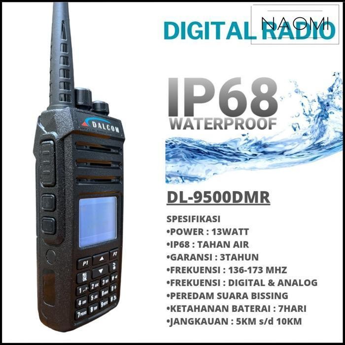 Baru Ht Dalcom Japan Dl-9500 Dmr Ht Digital
