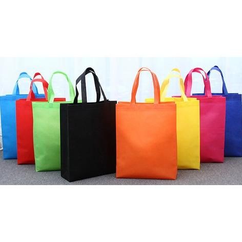 

[ PER LUSIN ] Tas Spunbond / Goodie Bag / Tas Kain Kantong Polos murah