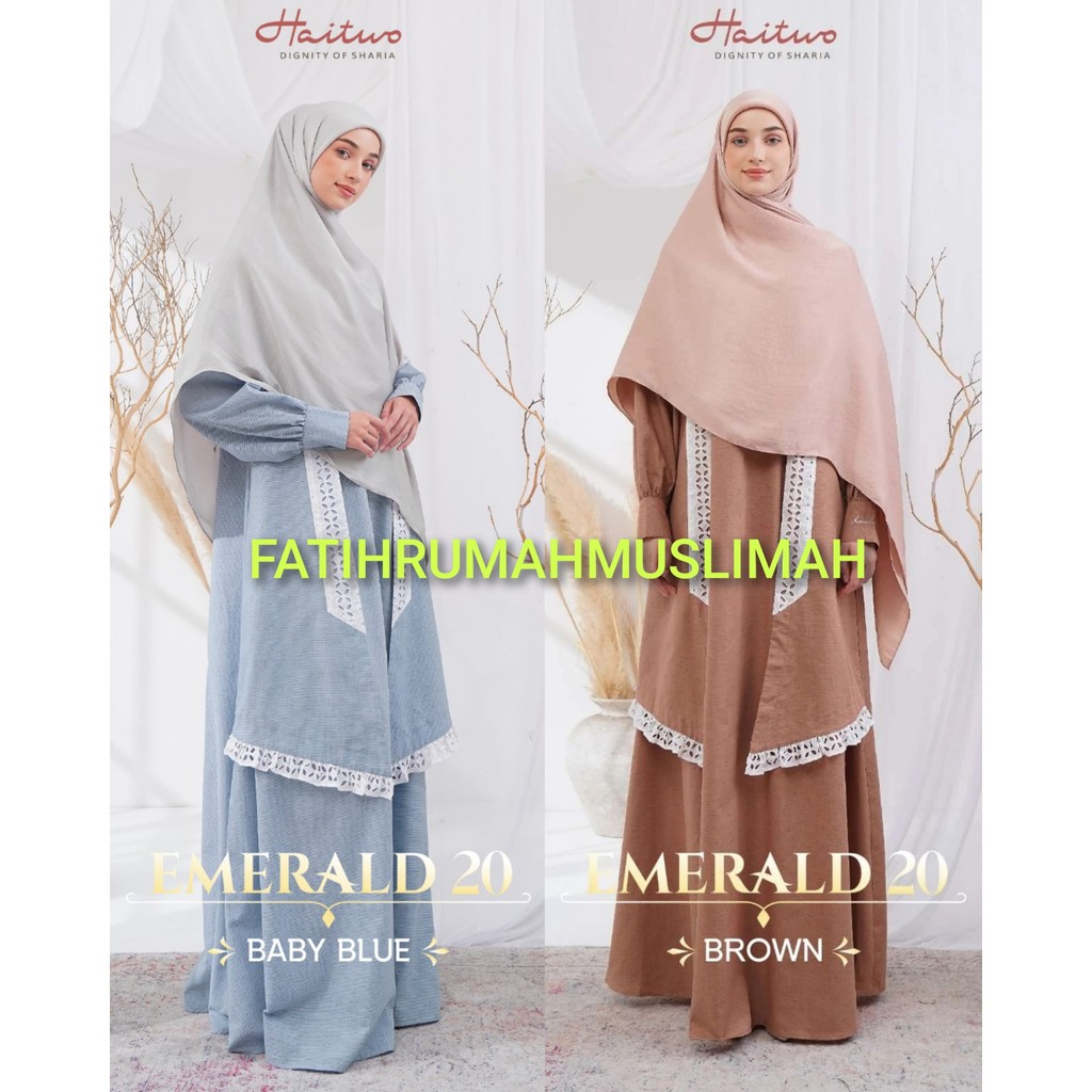 HAITWO / GAMIS DEWASA / GAMIS EMERALD 020 / EMERALD 020 / HAITWO