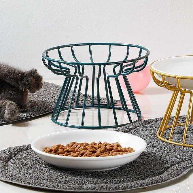 Sale Aimayapet Mangkuk Kucing Keramik Tempat Makan Kucing Anjing/ Mangkuk Hewan Tempat Makan Anjing 