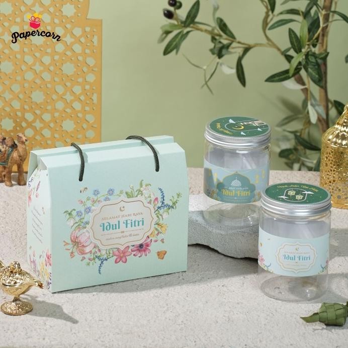 

Gable Box Sage Vintage uk 19x10x11 cm Muat 2 Toples Jar 500 -800 ml murah