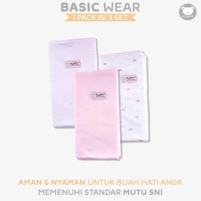 Grosir Bedong Bayi Fluffy Nova Gorillux Grey / Brown Series / Pink Series  Perlengkapan Baby Newborn