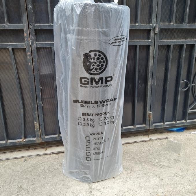 

Bubble Wrap BLACK 50m x 125cm GMP (2.1kg) murah