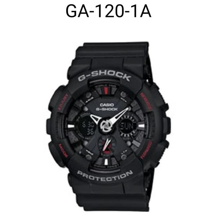 PAKET BEZEL STRAP GA-120-1A GA 120 FIT GA 100 GA 110 CASIO ORIGINAL murah