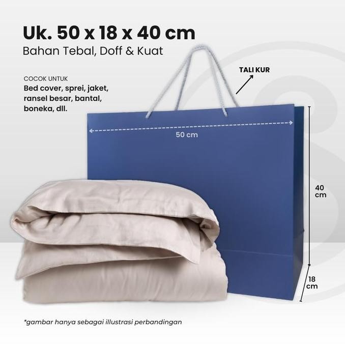 

Premium Paper Bag EXTRA JUMBO/Kantong kado uk. P50 x L18 x T40 cm murah